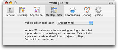 NetNewsWire preferences